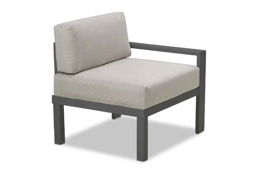 Larssen Cushion End Arm Club Sectional Chair by Telescope Casual