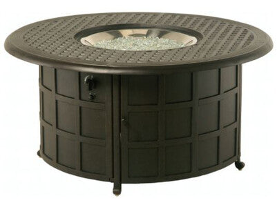 New Classic 48" Rd. Enclosed Gas Fire Pit Table (Terra Mist)