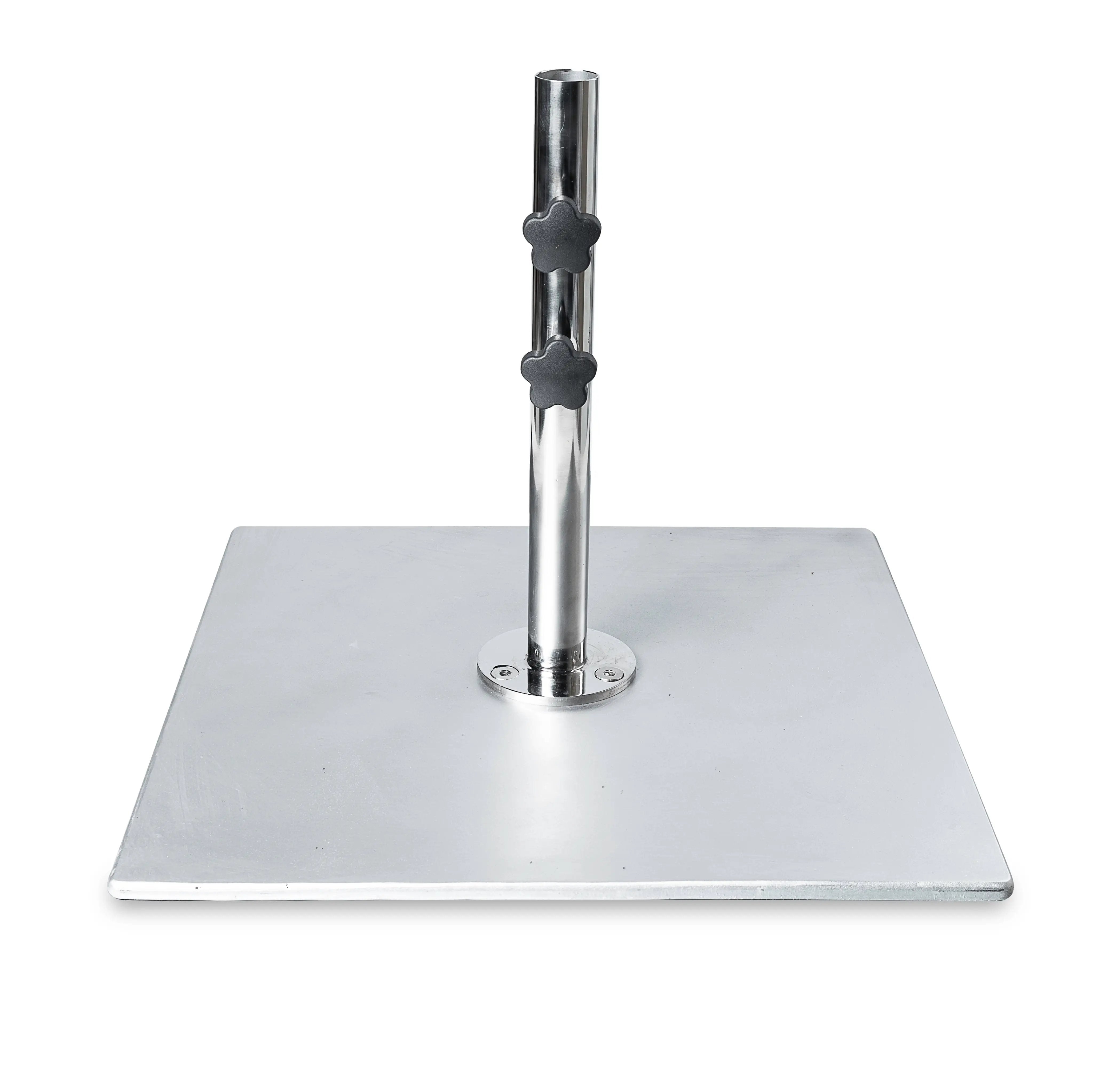 100LB  24" Square Galvanized Steel Plate by Frankford Umbrella