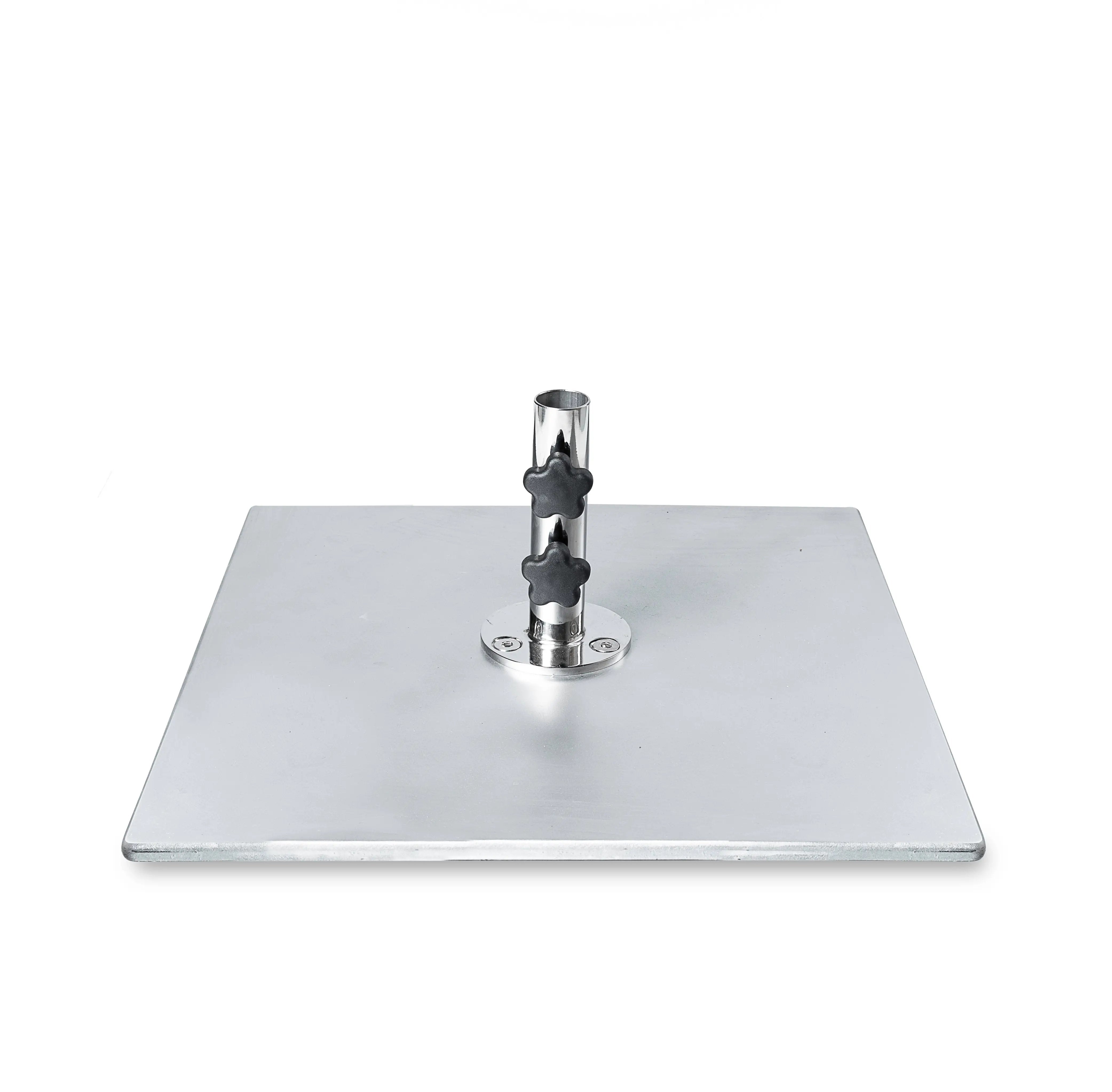 70LB  20" Square Galvanized Steel Plate by Frankford Umbrella