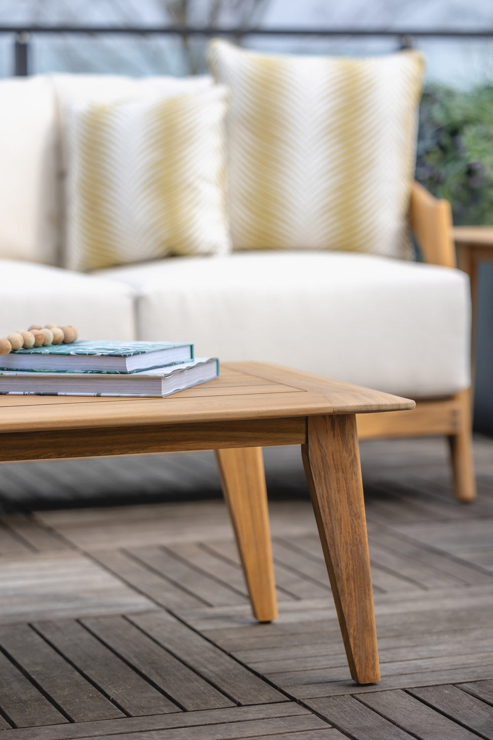 Alpine 48" Rectangular Cocktail Table by Lloyd Flanders