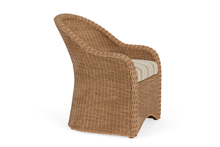 Lloyd Flanders Tobago Woven Vinyl Wicker Dining Chair - Thumbnail 2
