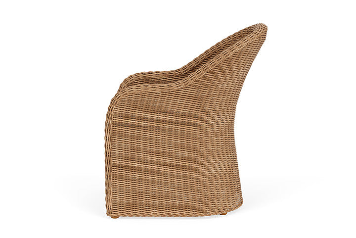 Lloyd Flanders Tobago Woven Vinyl Wicker Dining Chair - Thumbnail 5