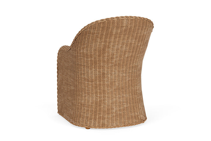 Lloyd Flanders Tobago Woven Vinyl Wicker Dining Chair - Thumbnail 5