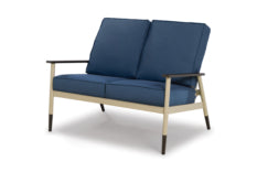 Welles Cushion Two-Seat Loveseat By Telescope