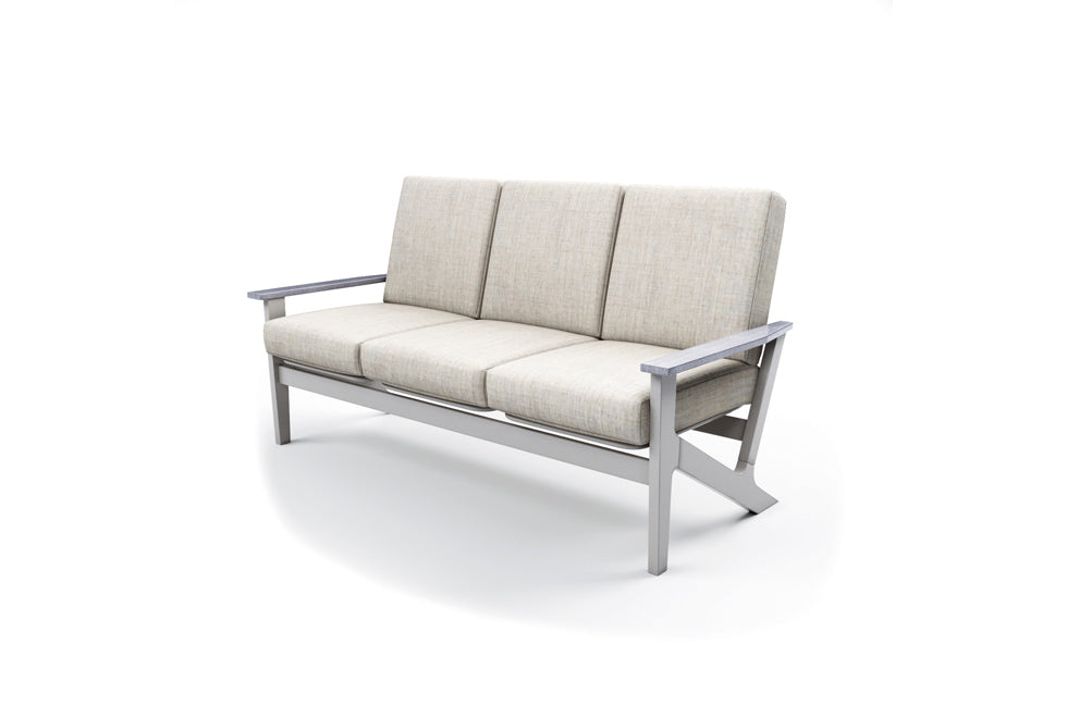 Chat Height Three-Seat Sofa  By Telescope