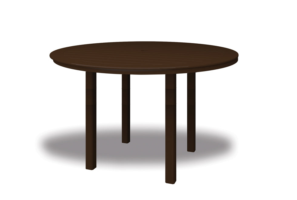 64" Round MGP Slat Top Table By Telescope Casual