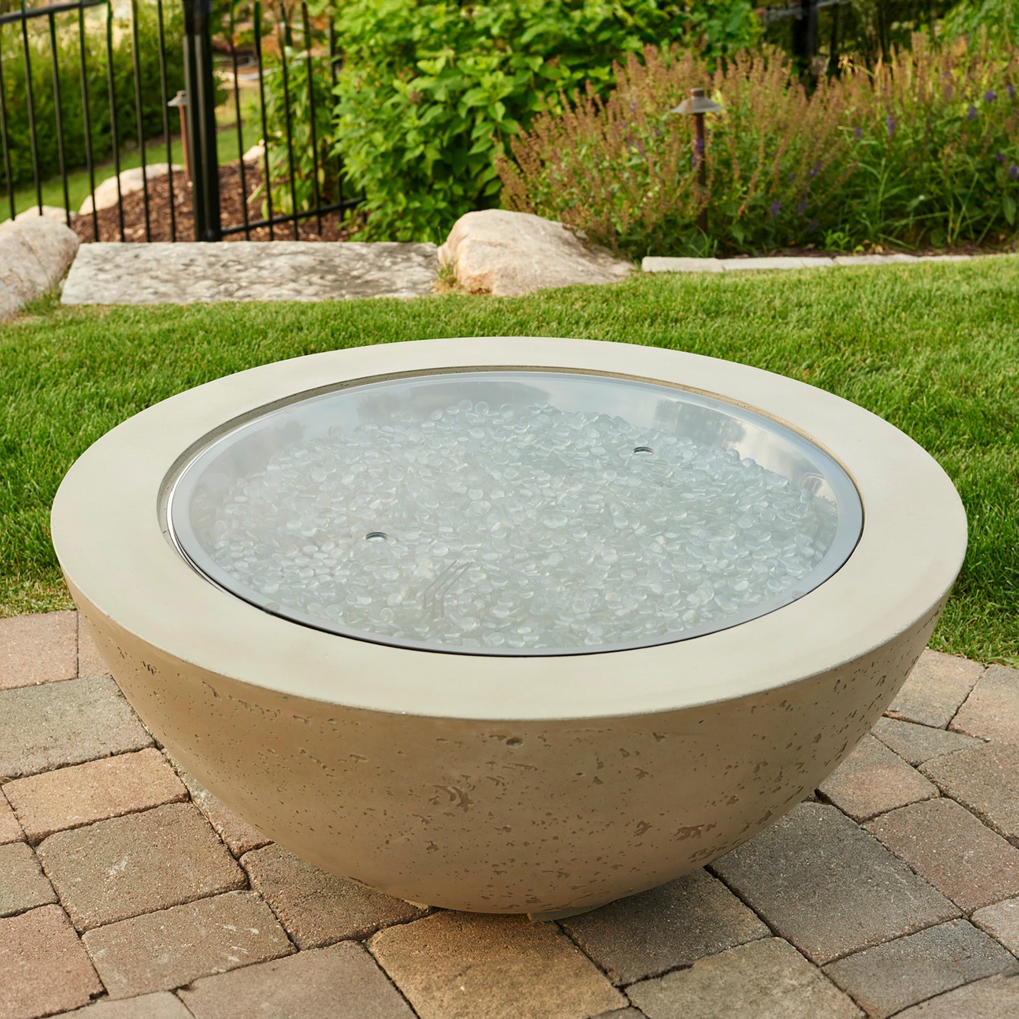 Round Glass Burner Cover