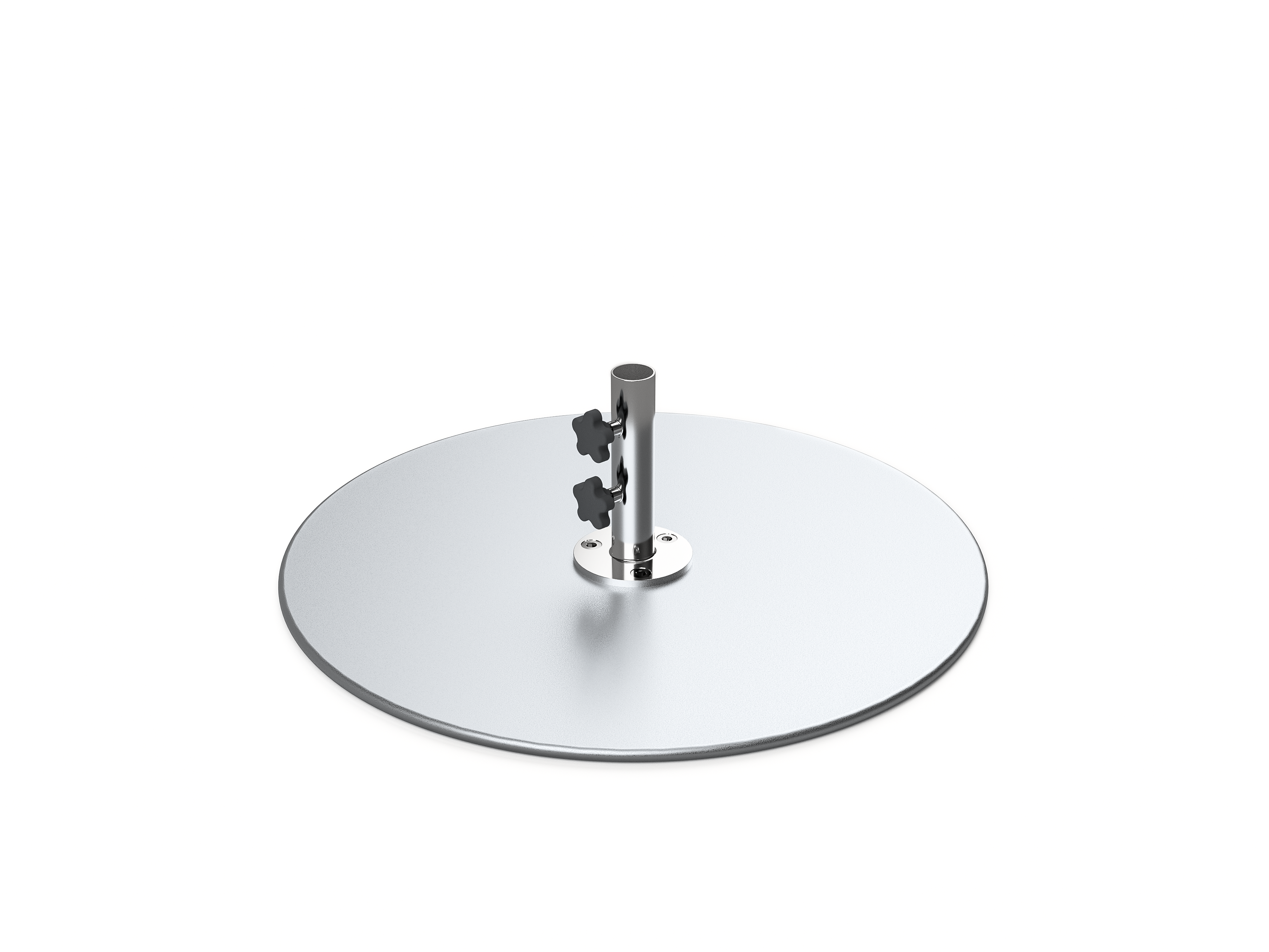 100LB  30" Dia Galvanized Steel Plate by Frankford Umbrella