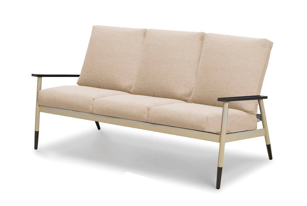 Welles Cushion Three-Seat Sofa By Telescope