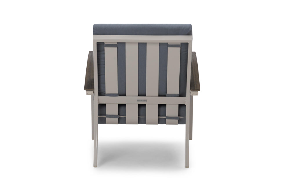 Bazza Cushion Arm Chair with Polymer Arms By Telescope Casual