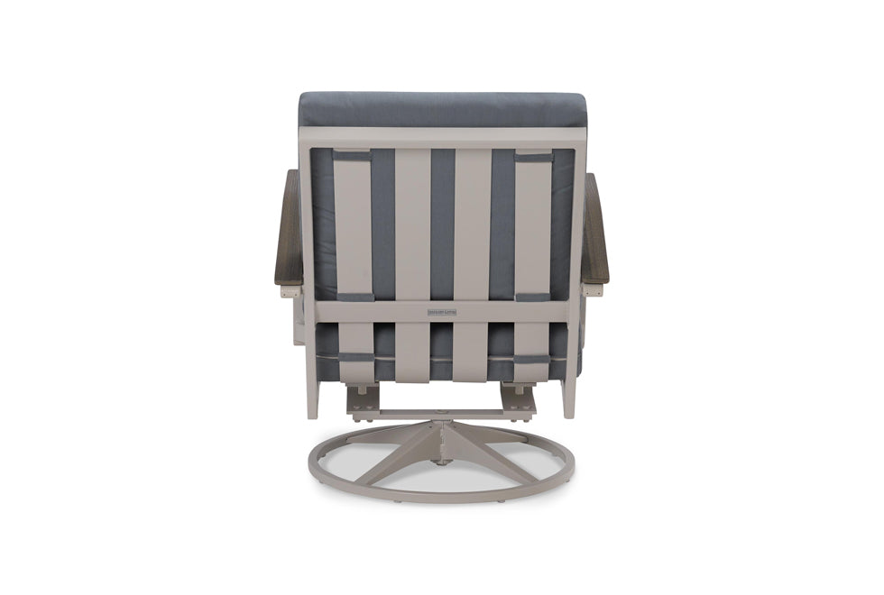 Bazza Cushion Swivel Rocker with Polymer Arms By Telescope Casual