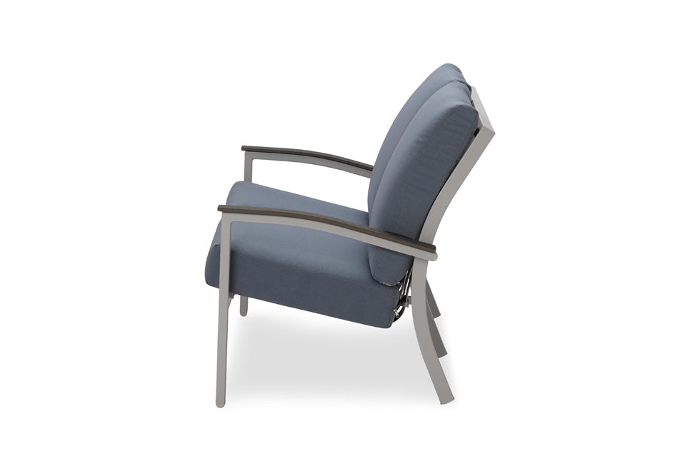 Bazza Cushion Two-Seat Loveseat with Polymer Arms By Telescope Casual