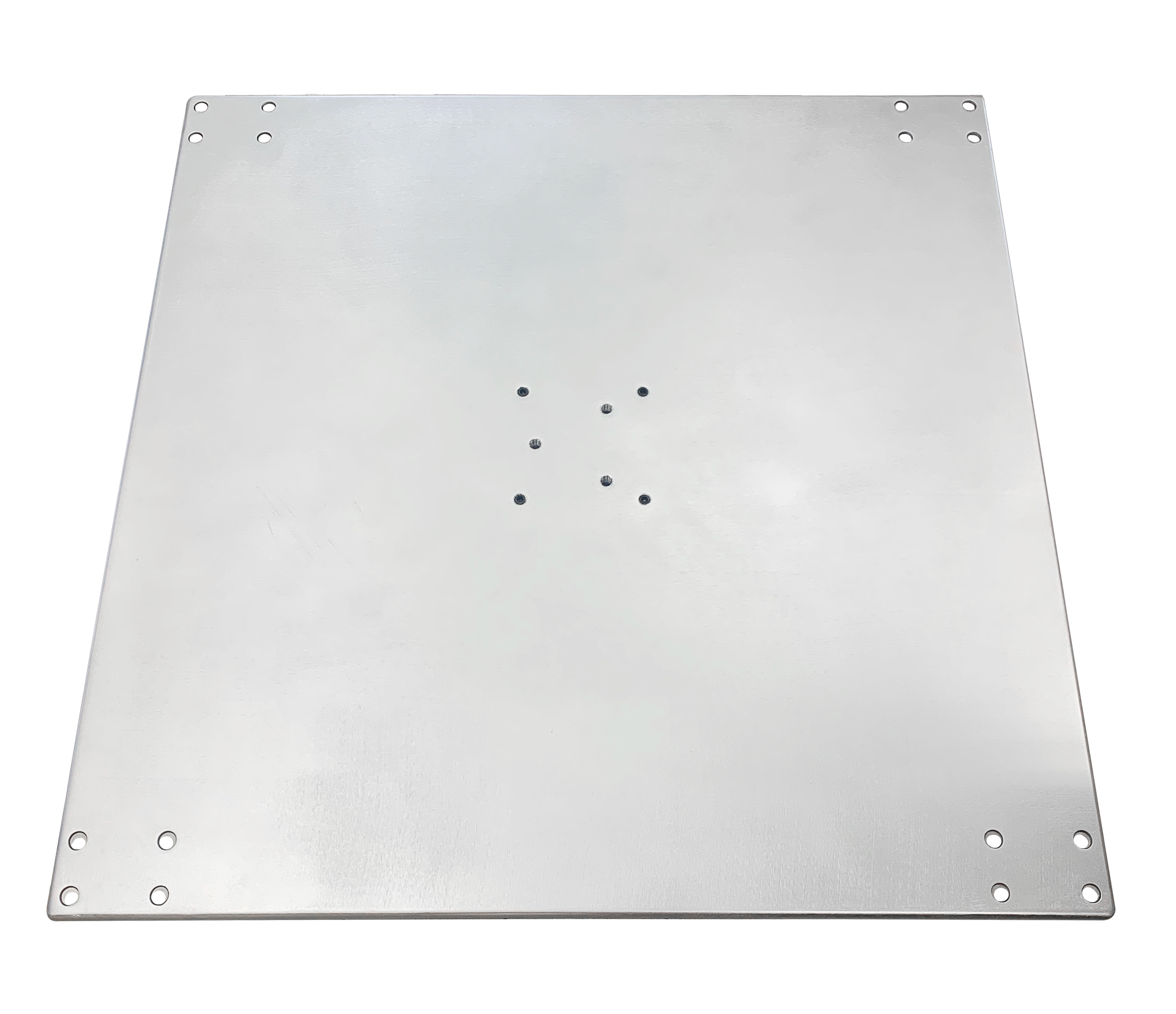 100LB 24" Square Galvanized Steel Plate - Thumbnail 2