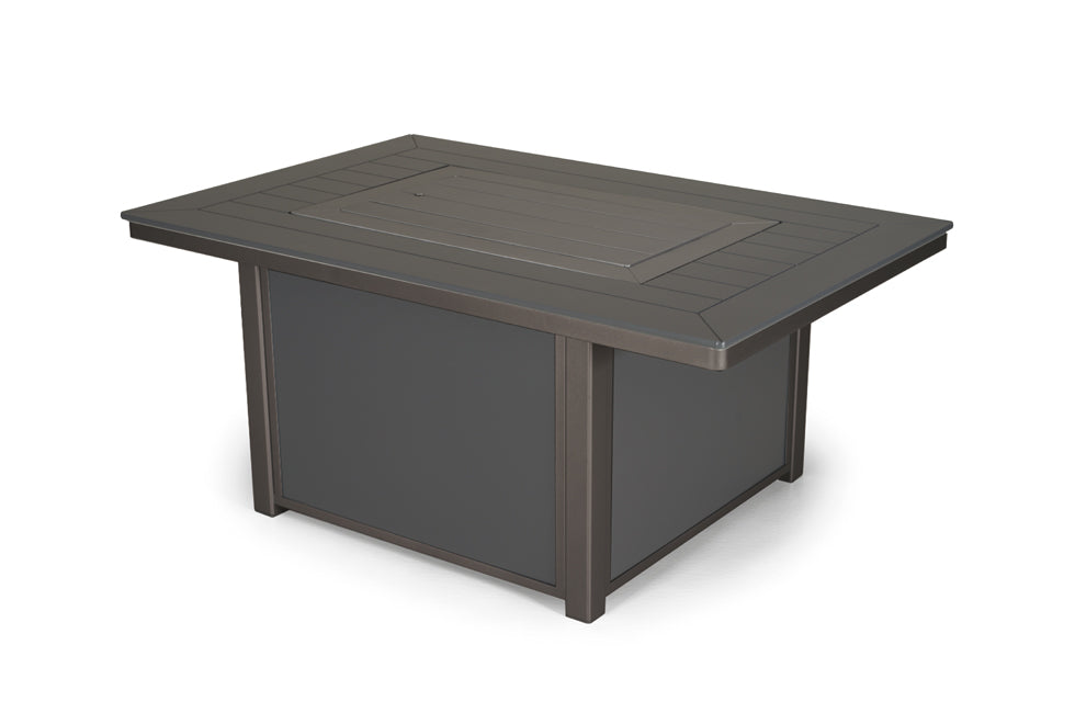 36" x 54" Rectangular MGP Top Fire Table by Telescope Casual