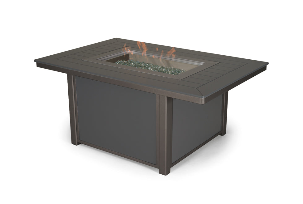 36" x 54" Rectangular MGP Top Fire Table by Telescope Casual