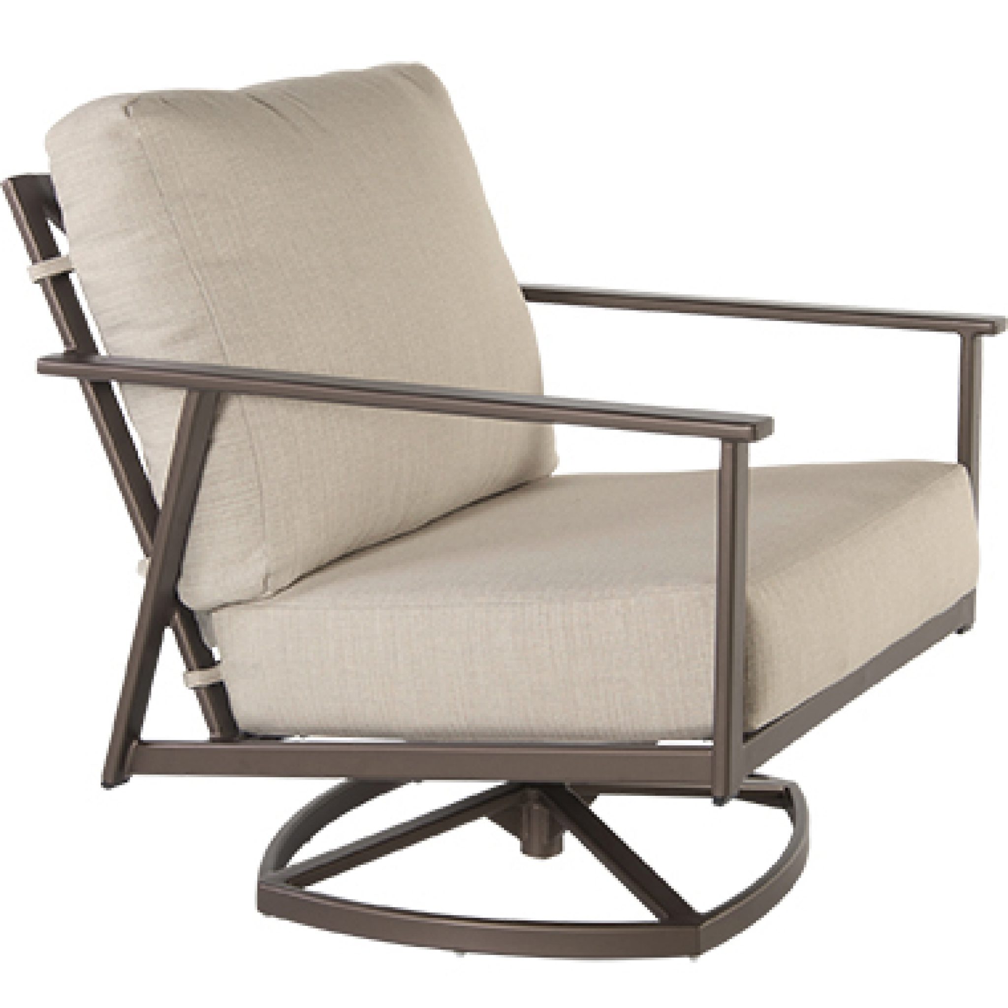 Marin Swivel Rocker Lounge Chair by Ow Lee