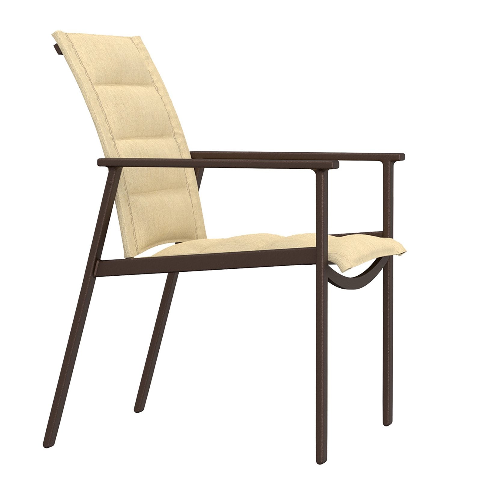 Marin Padded Sling Dining Arm Chair by Ow Lee