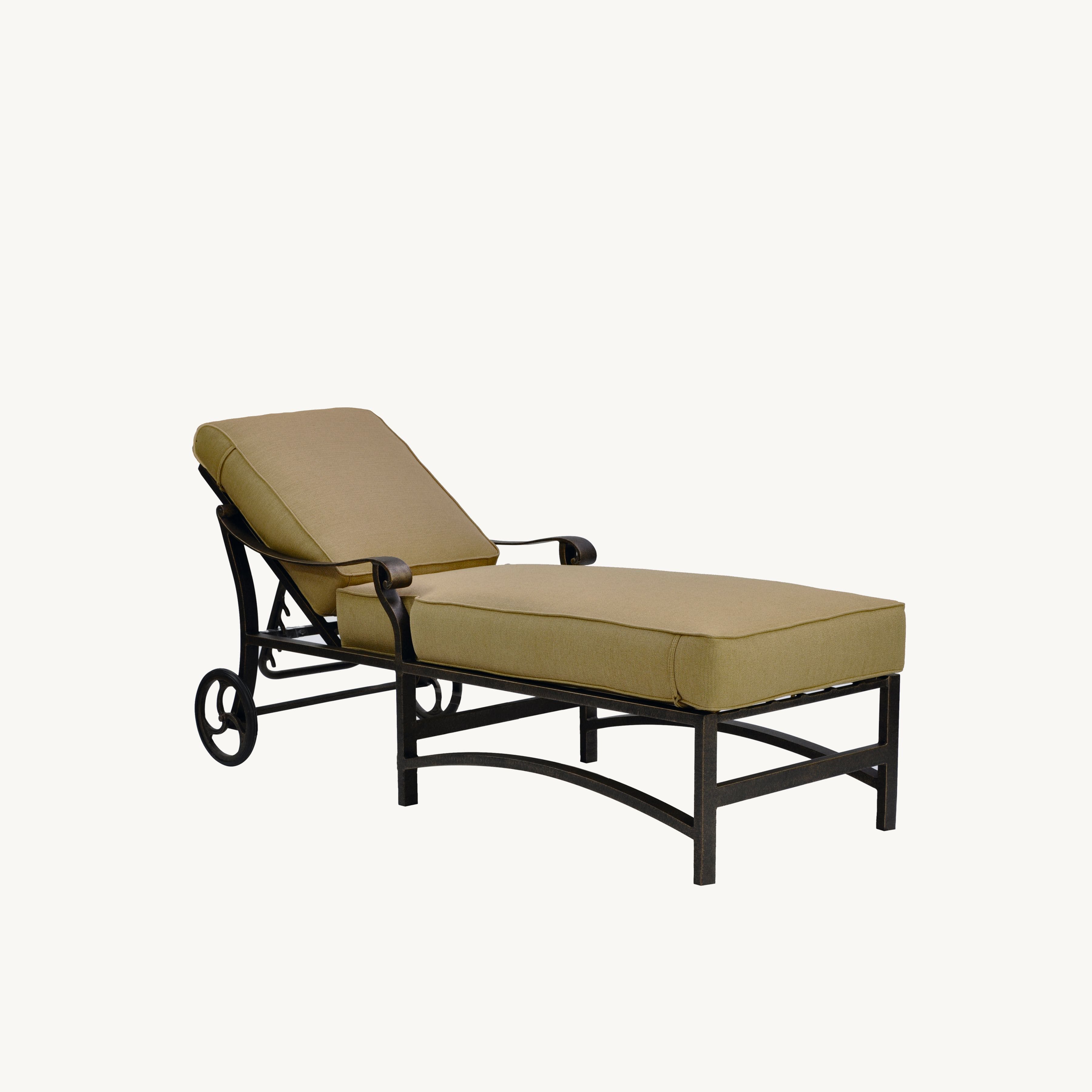 Madrid Adjustable Cushioned Chaise Lounge By Castelle
