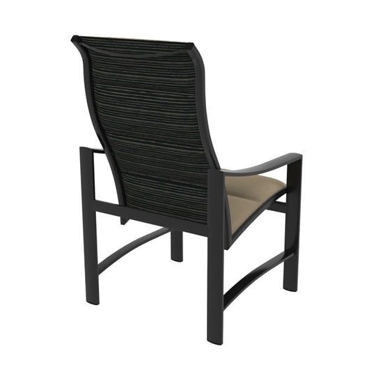 Kenzo High Back Dining Chair Padded Replacement Sling by Tropitone