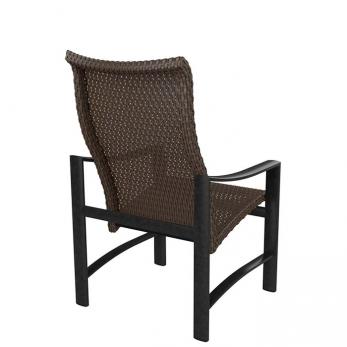 Kenzo Woven High Back Dining Chair back