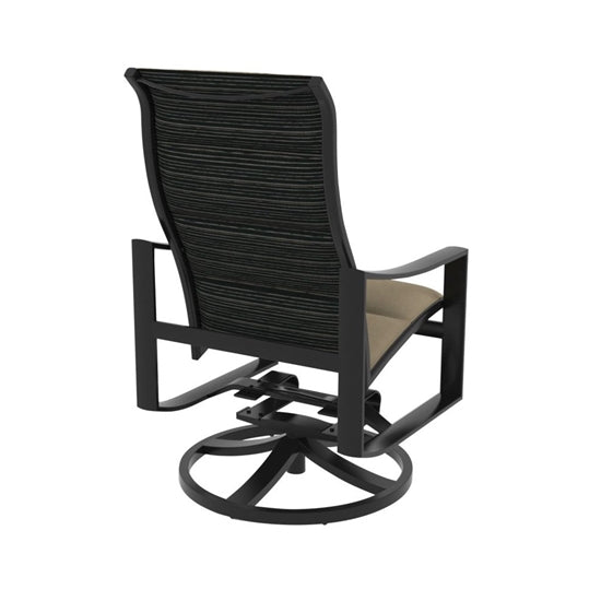 Kenzo High Back Swivel Rocker Padded Replacement Sling by Tropitone