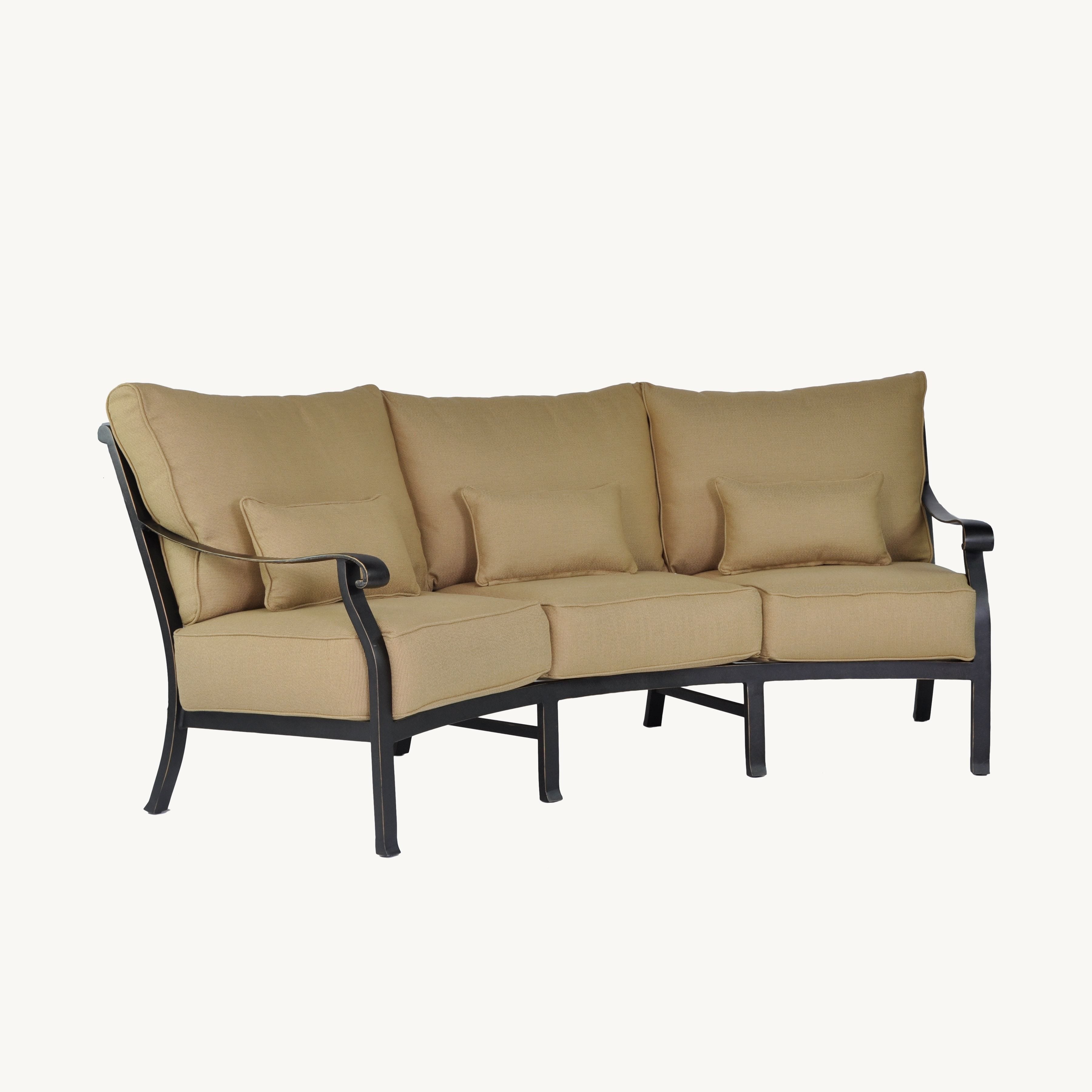 Madrid Cushioned Crescent Sofa By Castelle