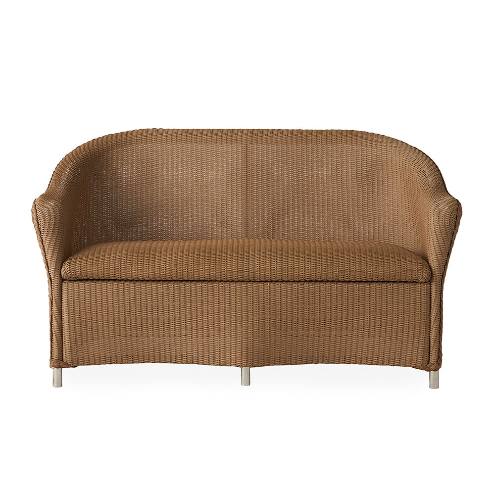 Reflections Loveseat with Padded Seat By Lloyd Flanders