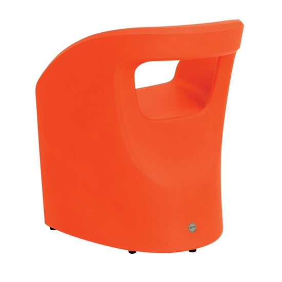 Radius Dining Chair with Seat Pad and 10 lbs Weight by Tropitone