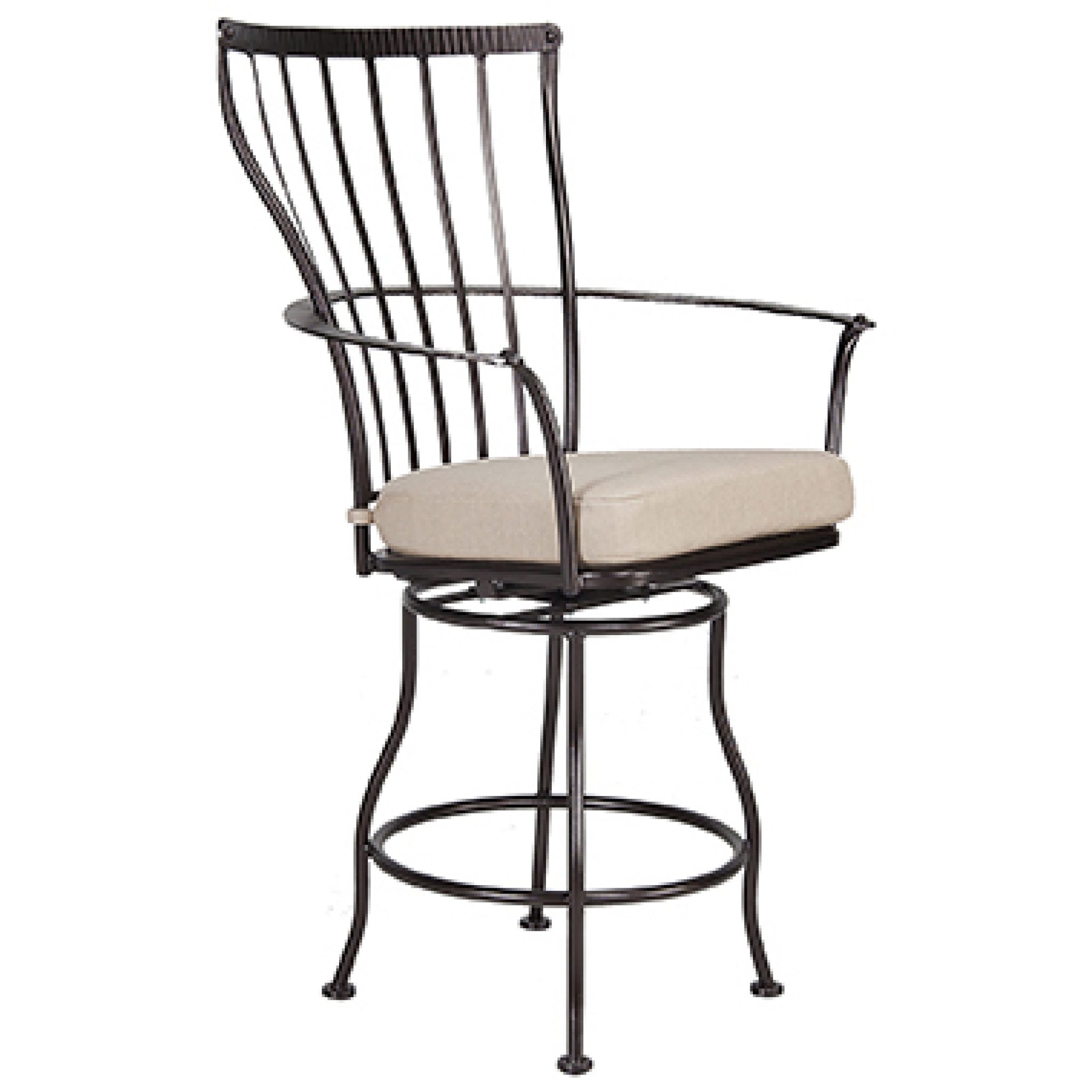 Monterra Swivel Counter Stool With Arms by Ow Lee