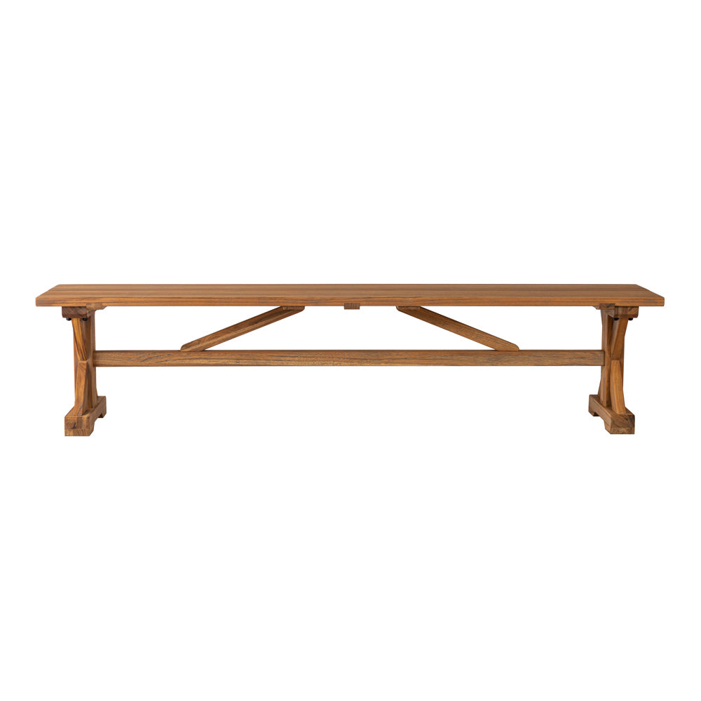 Teak 79” Dining Bench by Lloyd Flanders