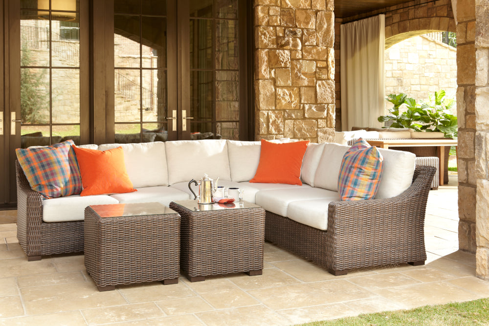 Mesa Right Arm Loveseat Replacement Cushion by Lloyd Flanders