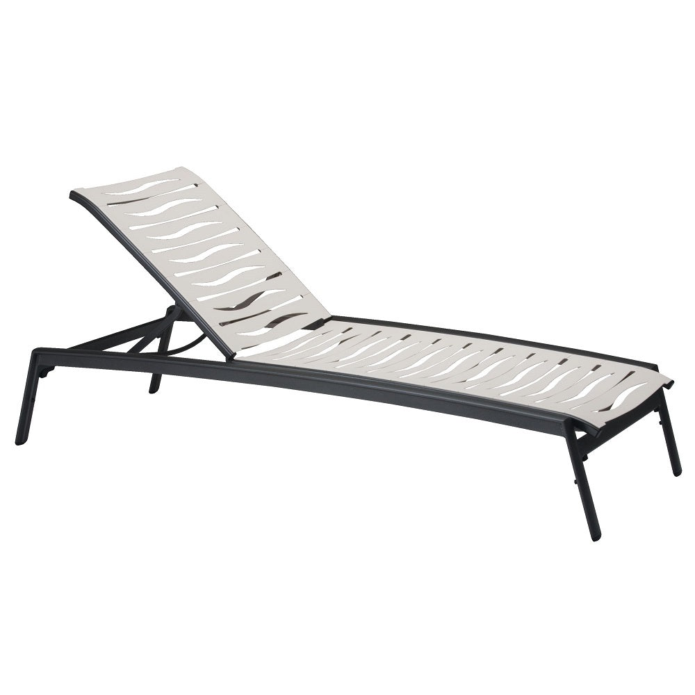 Elance Armless Chaise Lounge Wave Segment by Tropitone