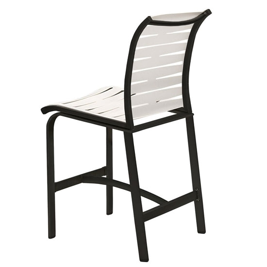 Elance 28" Armless Stationary Bar Stool Ribbon Segment by Tropitone