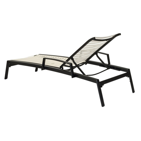 Elance Chaise Lounge with Arms Ribbon Segment by Tropitone