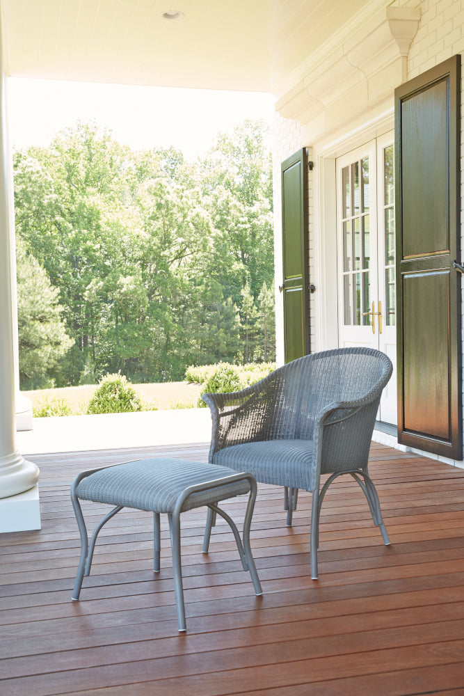 Lounge Chair with Padded Seat By Lloyd Flanders