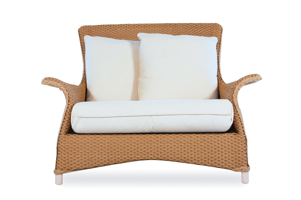 Lloyd Flanders Mandalay Wicker Chair and a Half