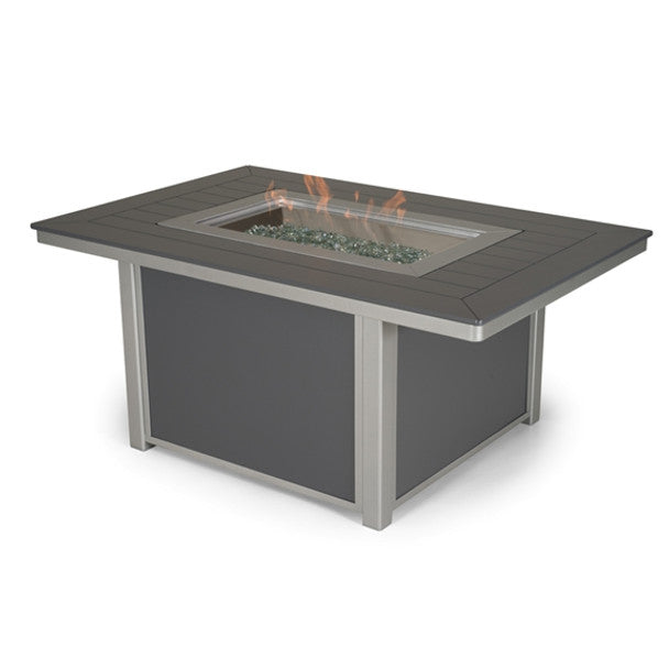 Tribeca Sling Modern Outdoor Fire Table Set By Telescope Casual