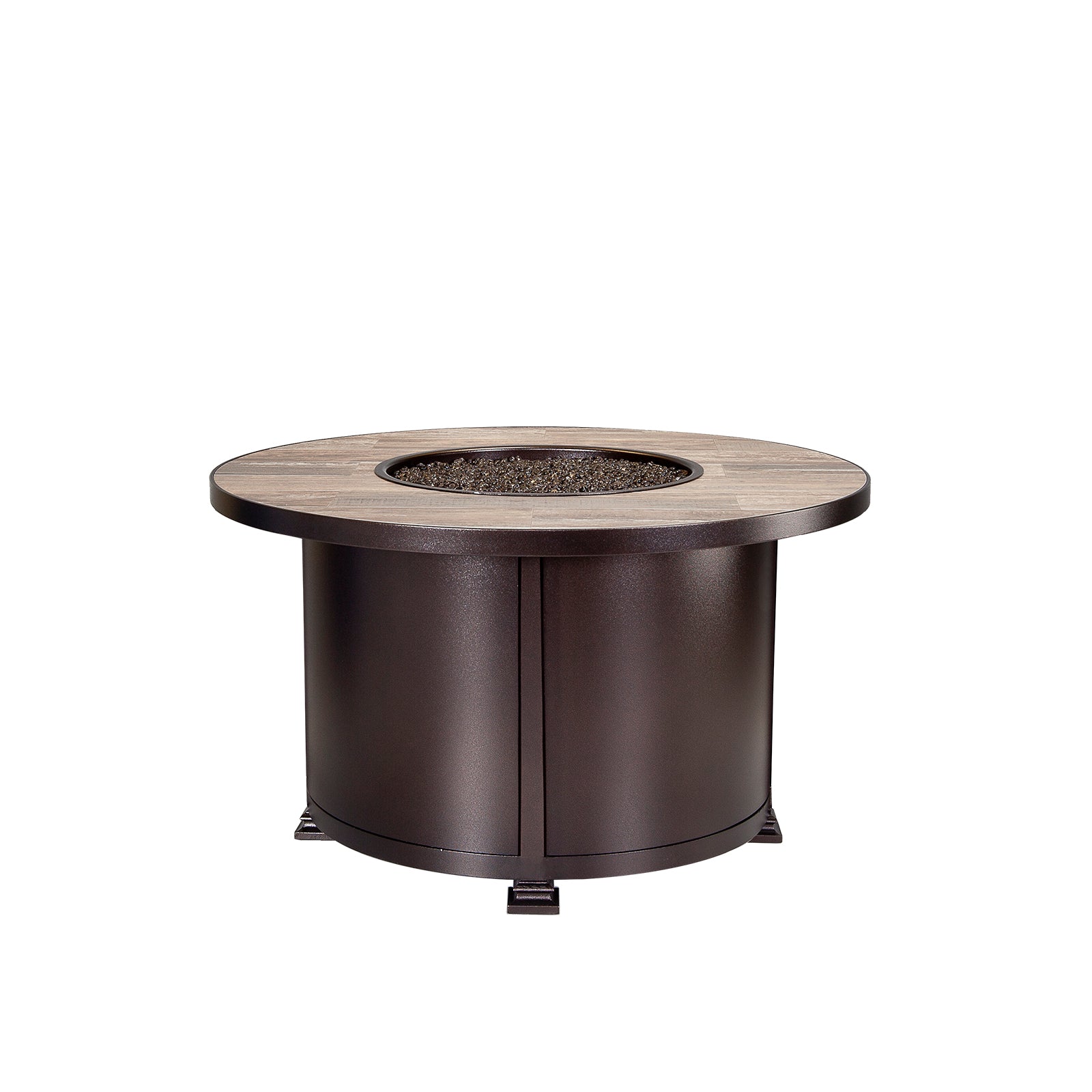 42" Dia. Round Santorini Iron Fire Pit - Thumbnail 5
