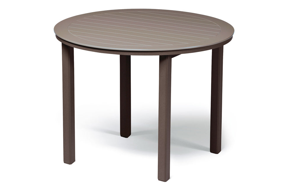 54" Round Parson Leg MGP Slat Top Table By Telescope Casual