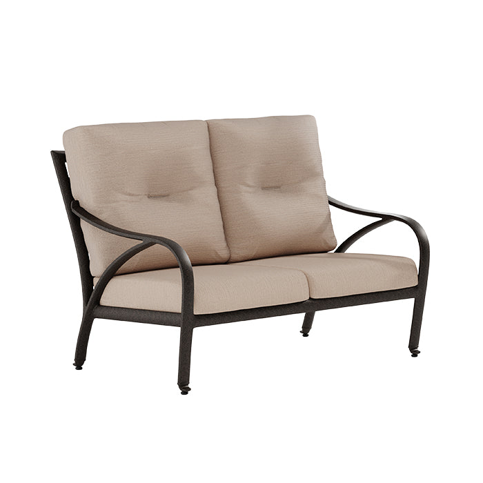 Andover Cushion Love Seat by Tropitone