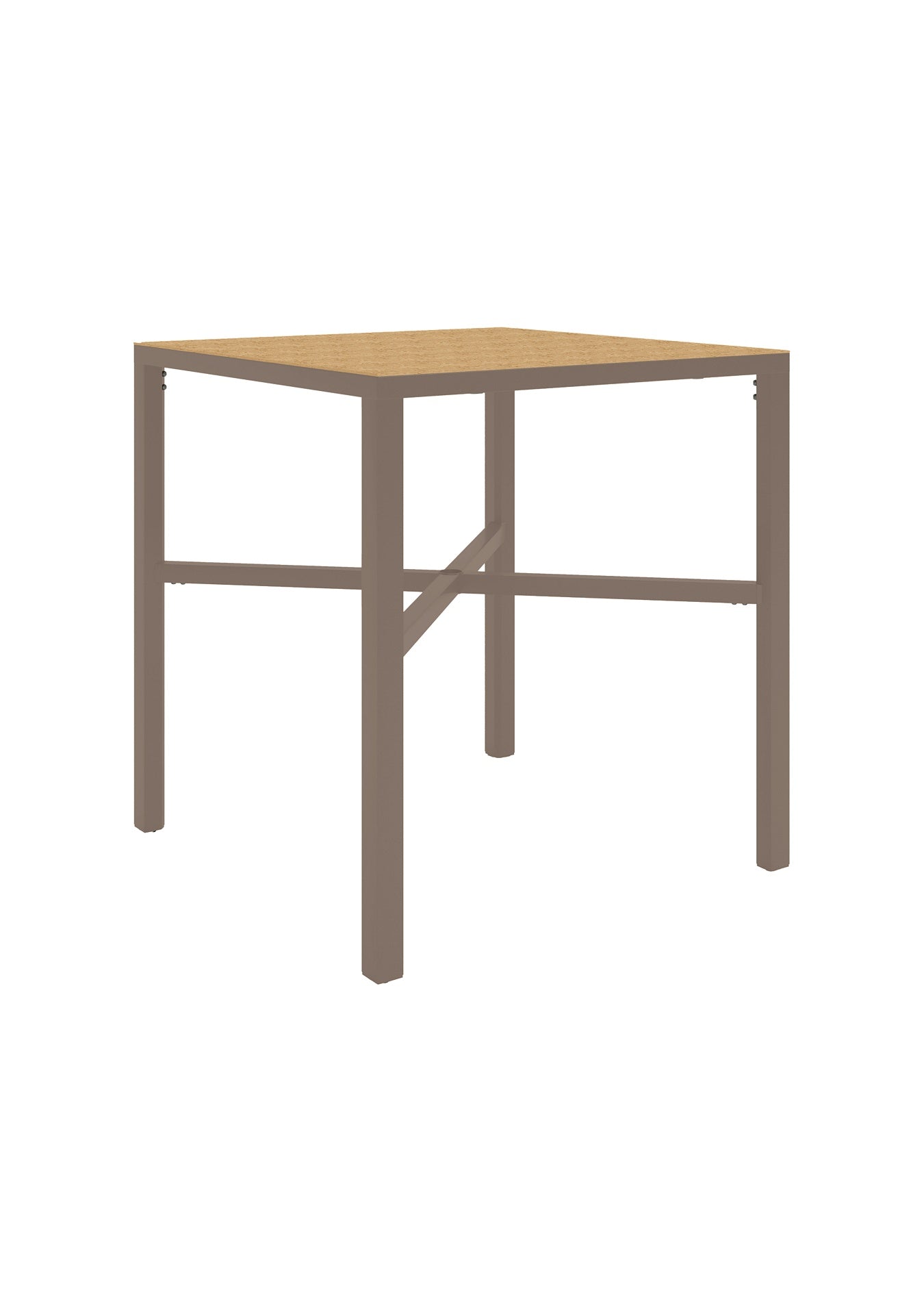 Parsons Forma Table KD Bar Umbrella Table 37" Square by Tropitone