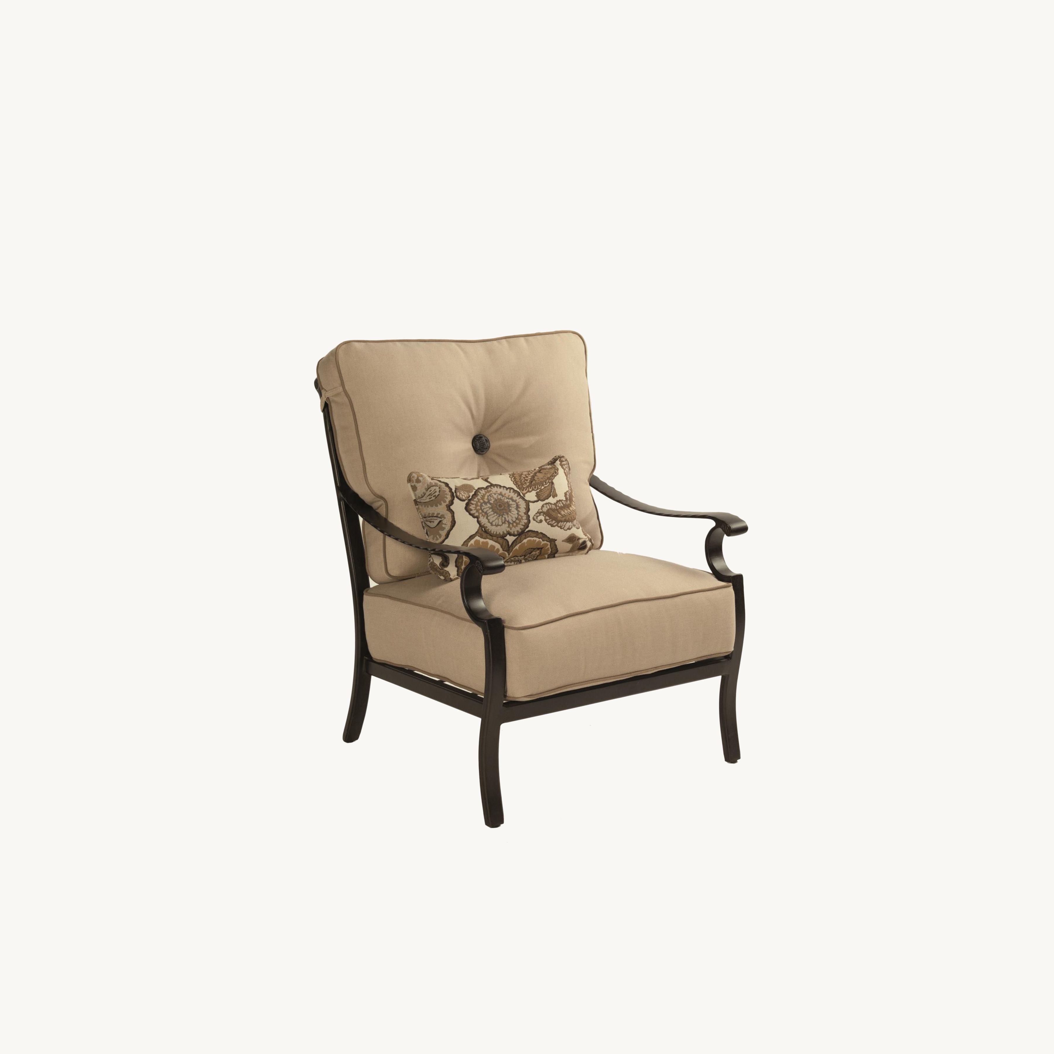 Monterey High Back Cushioned Lounge Chair By Castelle
