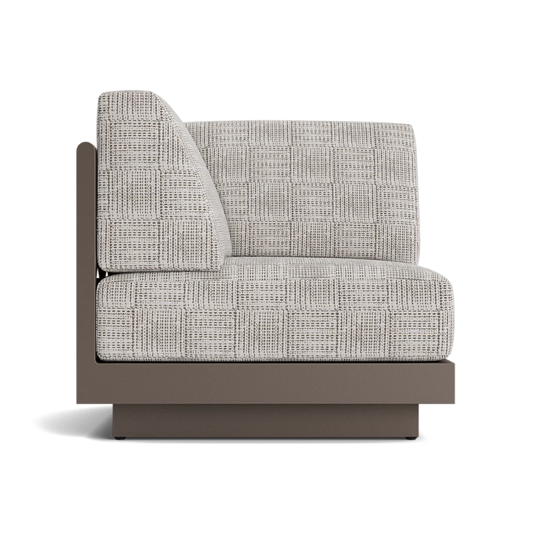 Huntley Square Corner Chair by Brown Jordan