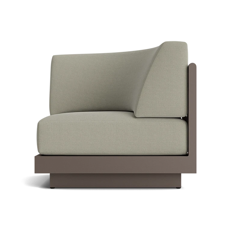 Huntley Curved Corner Chair by Brown Jordan