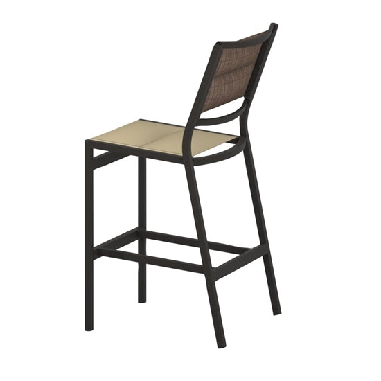 Cabana Club Padded Sling 28" Armless Stationary Bar Stool by Tropitone