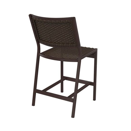 Cabana Club Woven 25" Armless Stationary Counter Stool by Tropitone