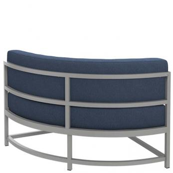 Cabana Club Cushion Curved Corner Module (17" Seat Height) by Tropitone back