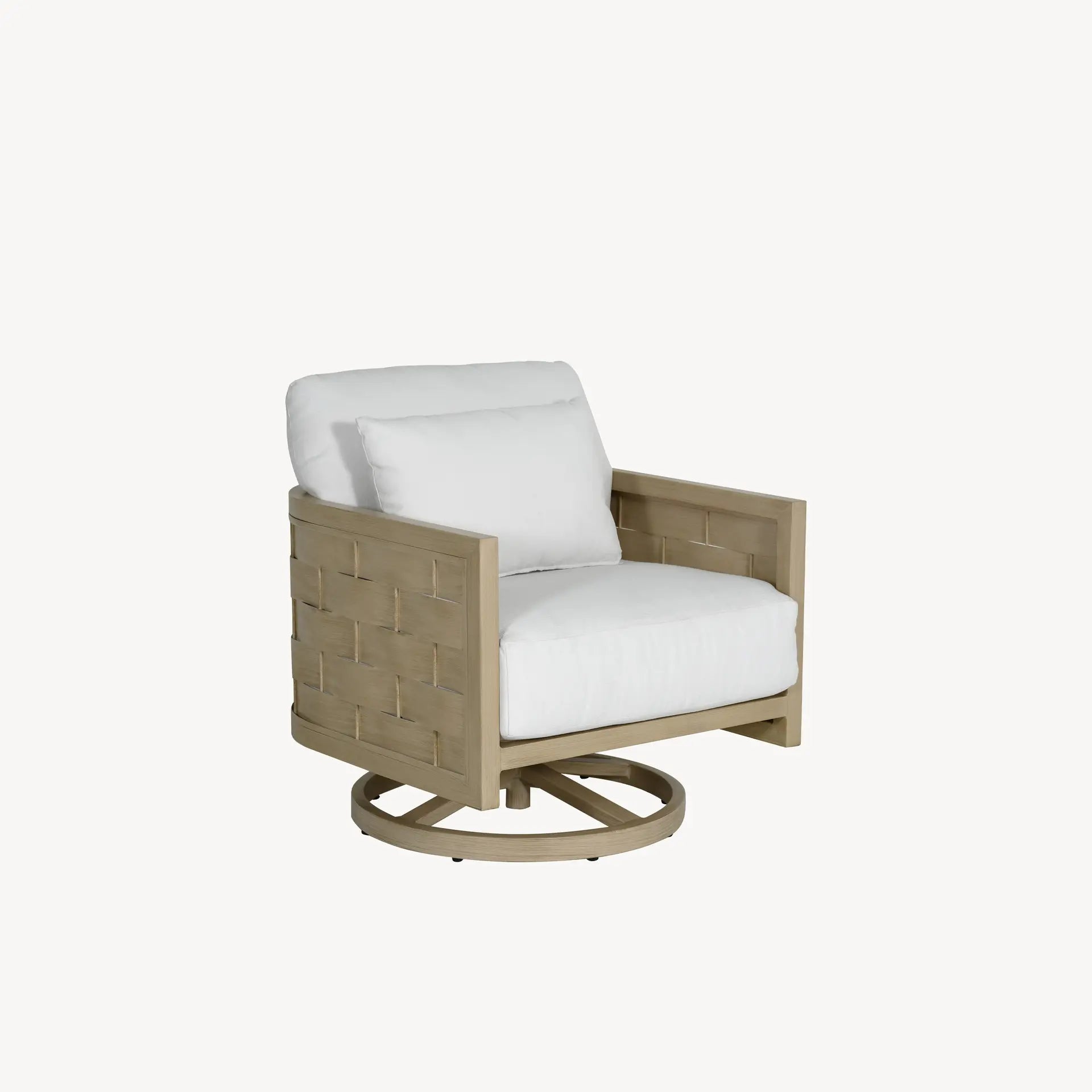 Biscayne Cushioned Lounge Swivel Rocker by Castelle