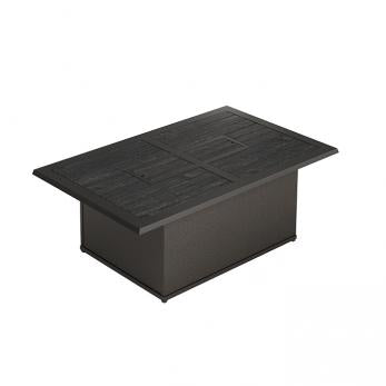 Crestwood 50" x 30" Rectangular, 18" HT, Match Lit Fire Pit